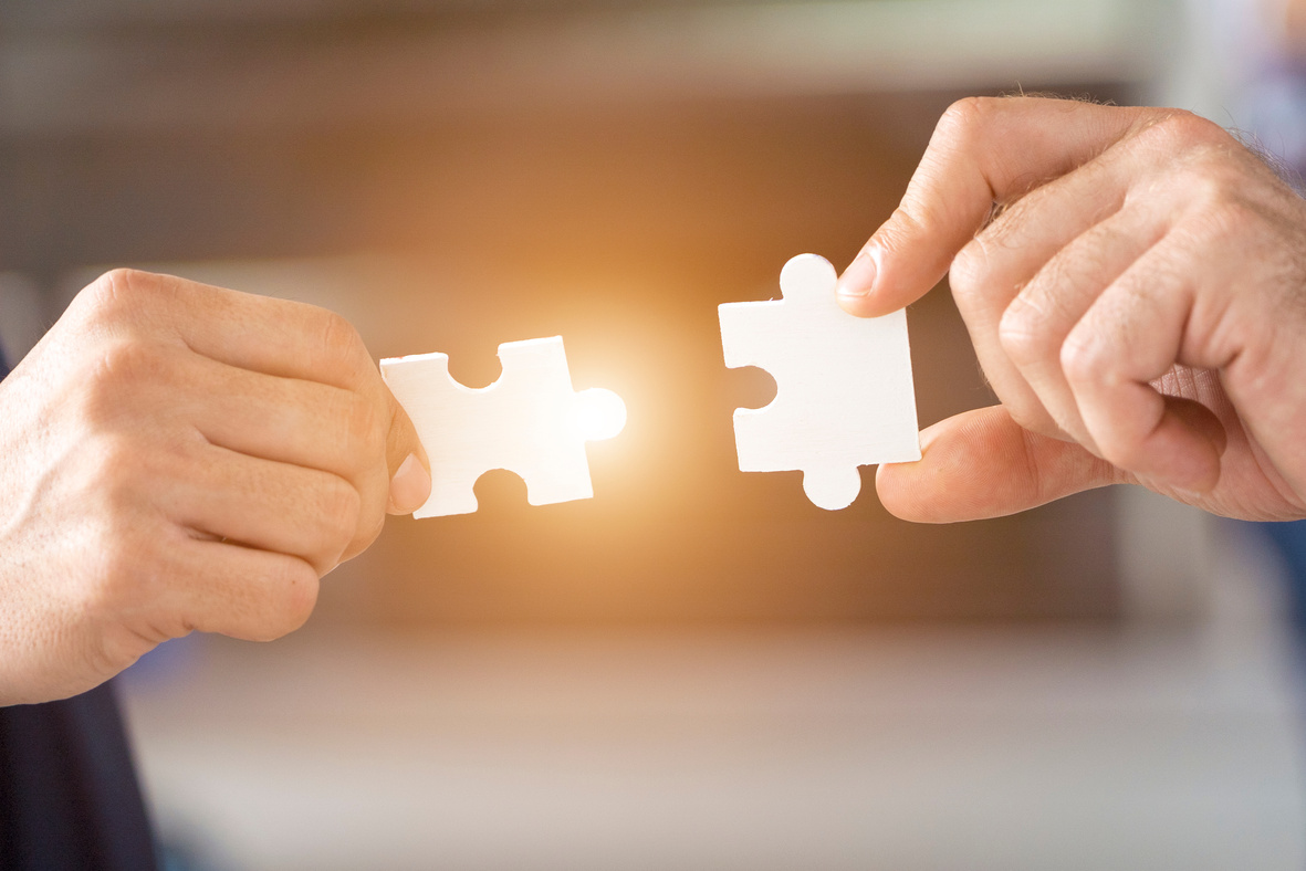 Jigsaw connection